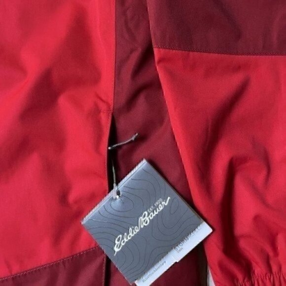 Eddie Bauer Outdoor Weatheredge Stoke Peak 3-in-1 Red + Burgundy Jacket Men’s XL - Picture 5 of 12